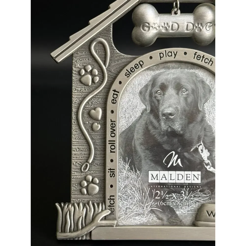Vintage Dog Photo Frame 2.5